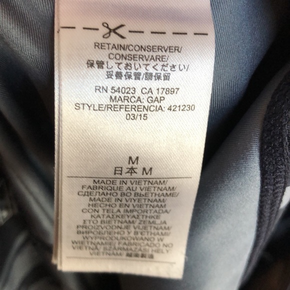 Women’s size medium gap fit g fast gray and black palm print leggings - Picture 11 of 12